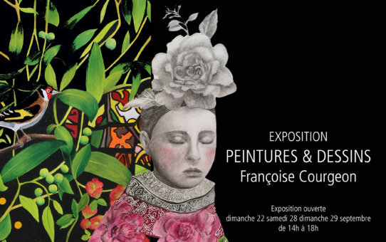 Invitation expo Françoise Courgeon